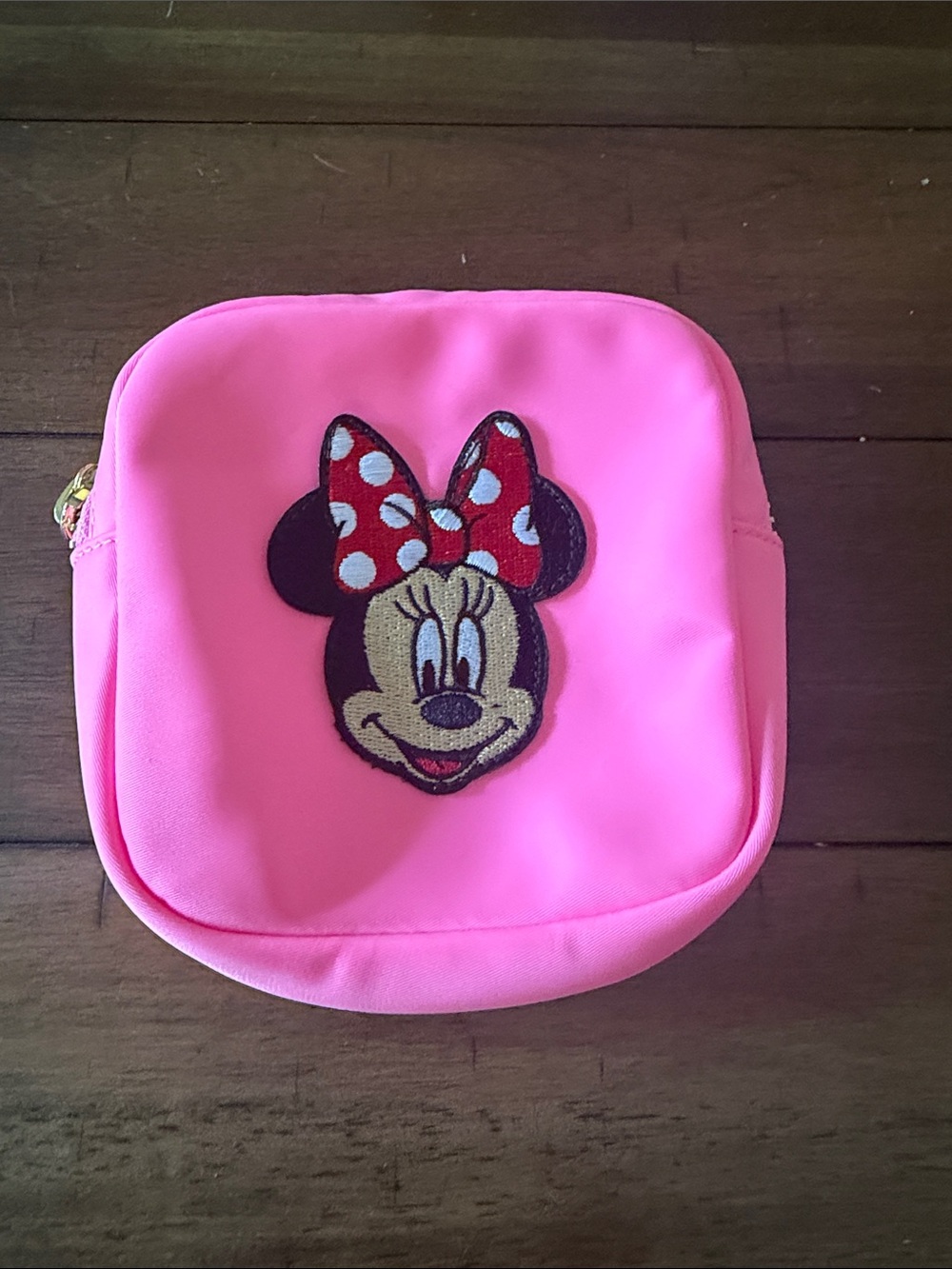 Stoney Clover Lane Pink Minnie Mouse Cosmetic Pouch